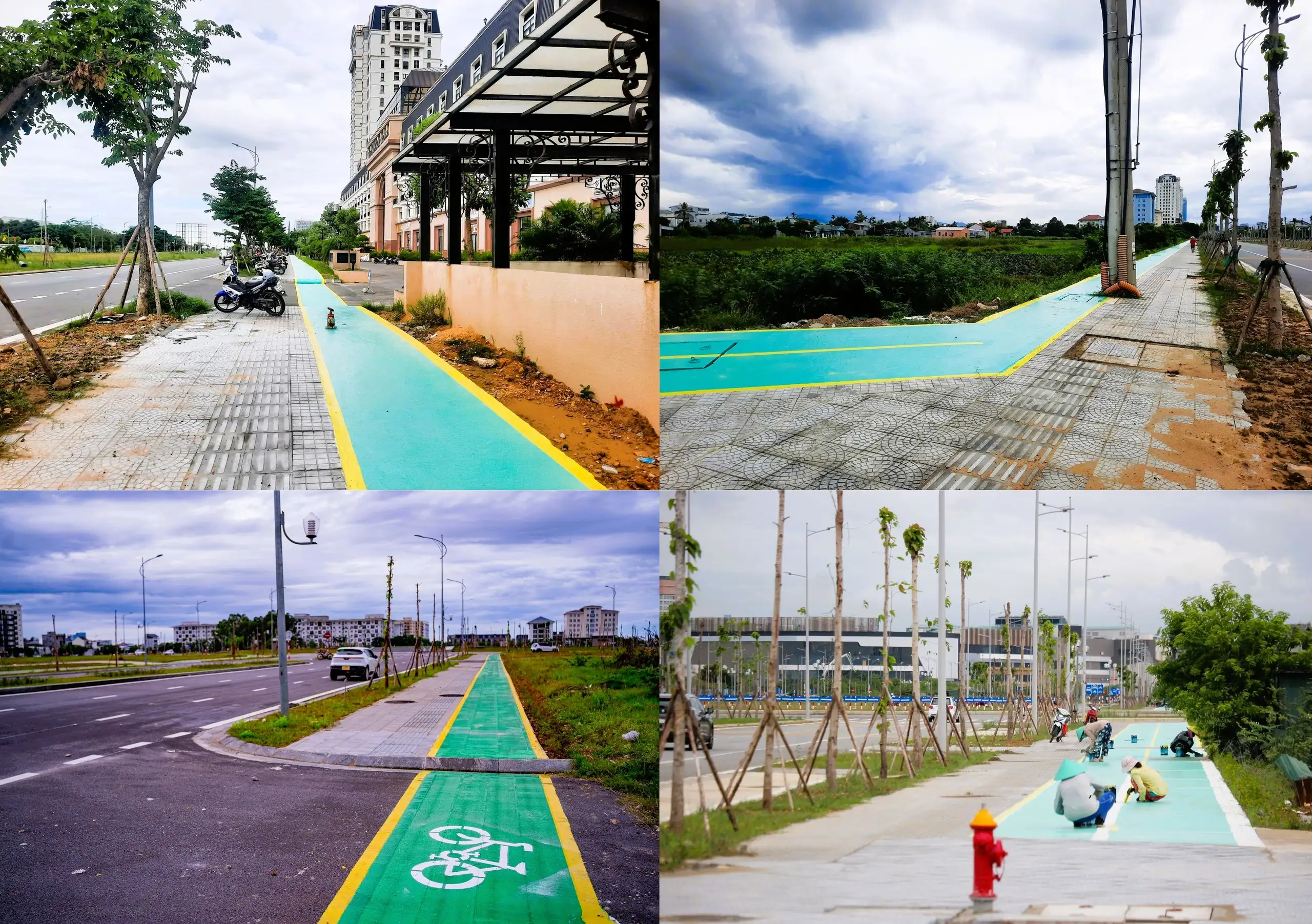 Huế thử nghiệm vỉa hè dành riêng cho xe đạp: Bước tiến mới