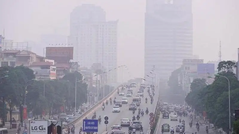 Ô nhiễm không khí Hà Nội: Thách thức lớn cho ngành du lịch Hình ảnh ô nhiễm không khí ảnh hưởng đến du lịch Hà Nội